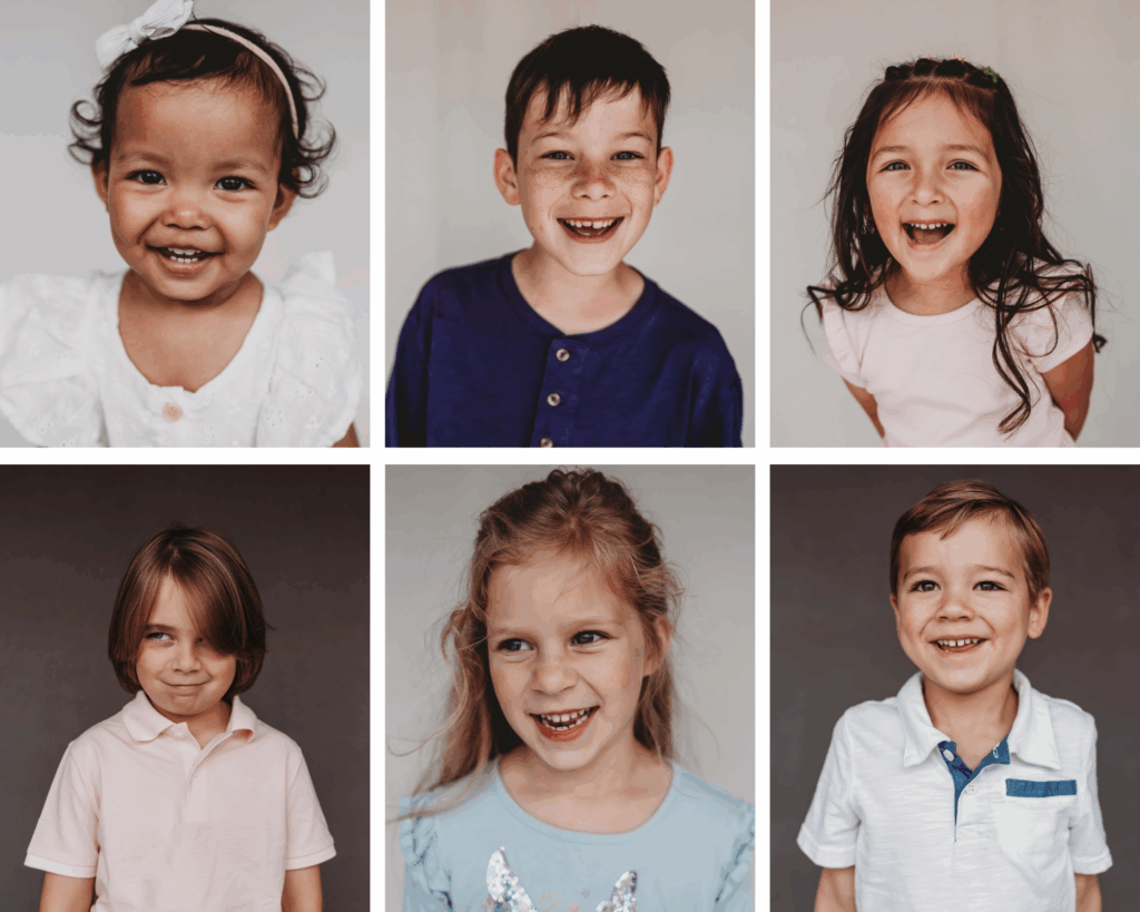 Collage of student school photos | San Diego School Photography Prep 